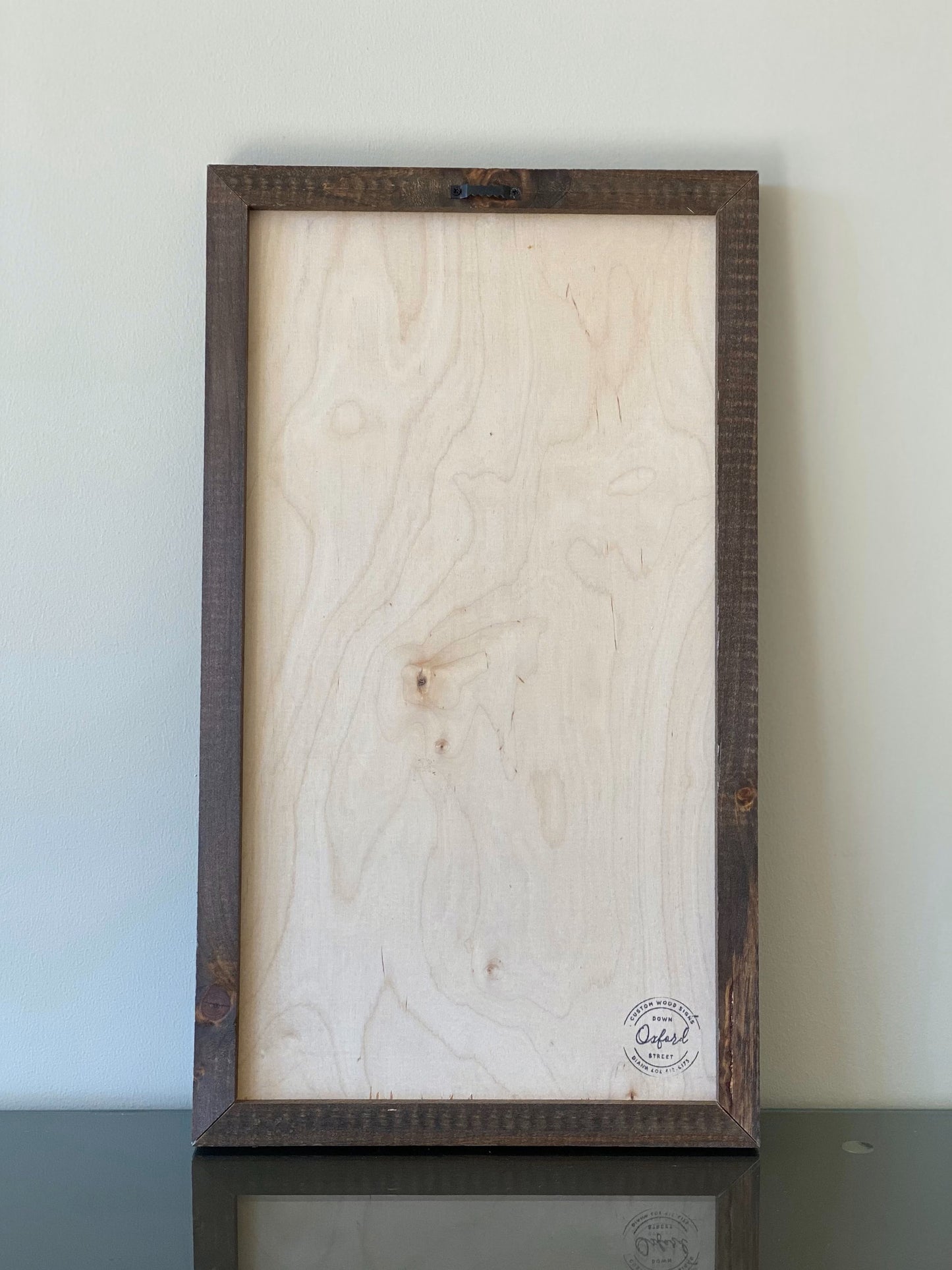 Birth Month Flower Wooden Sign