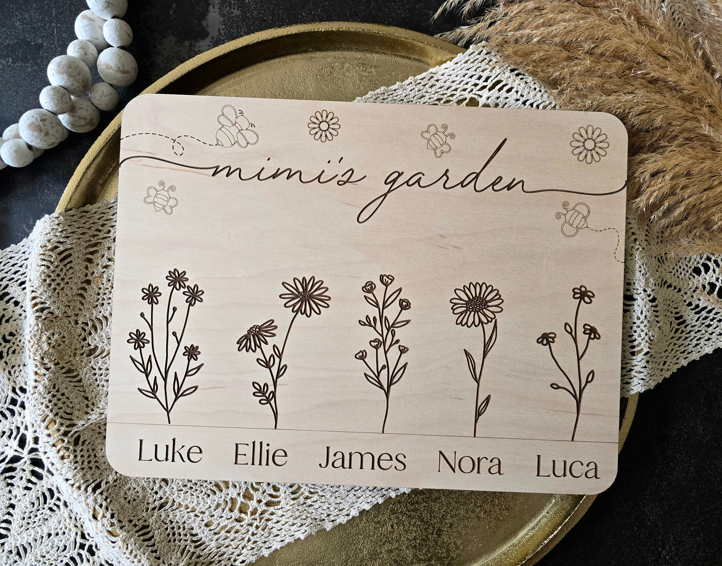 Personalized Grandchildren Sign