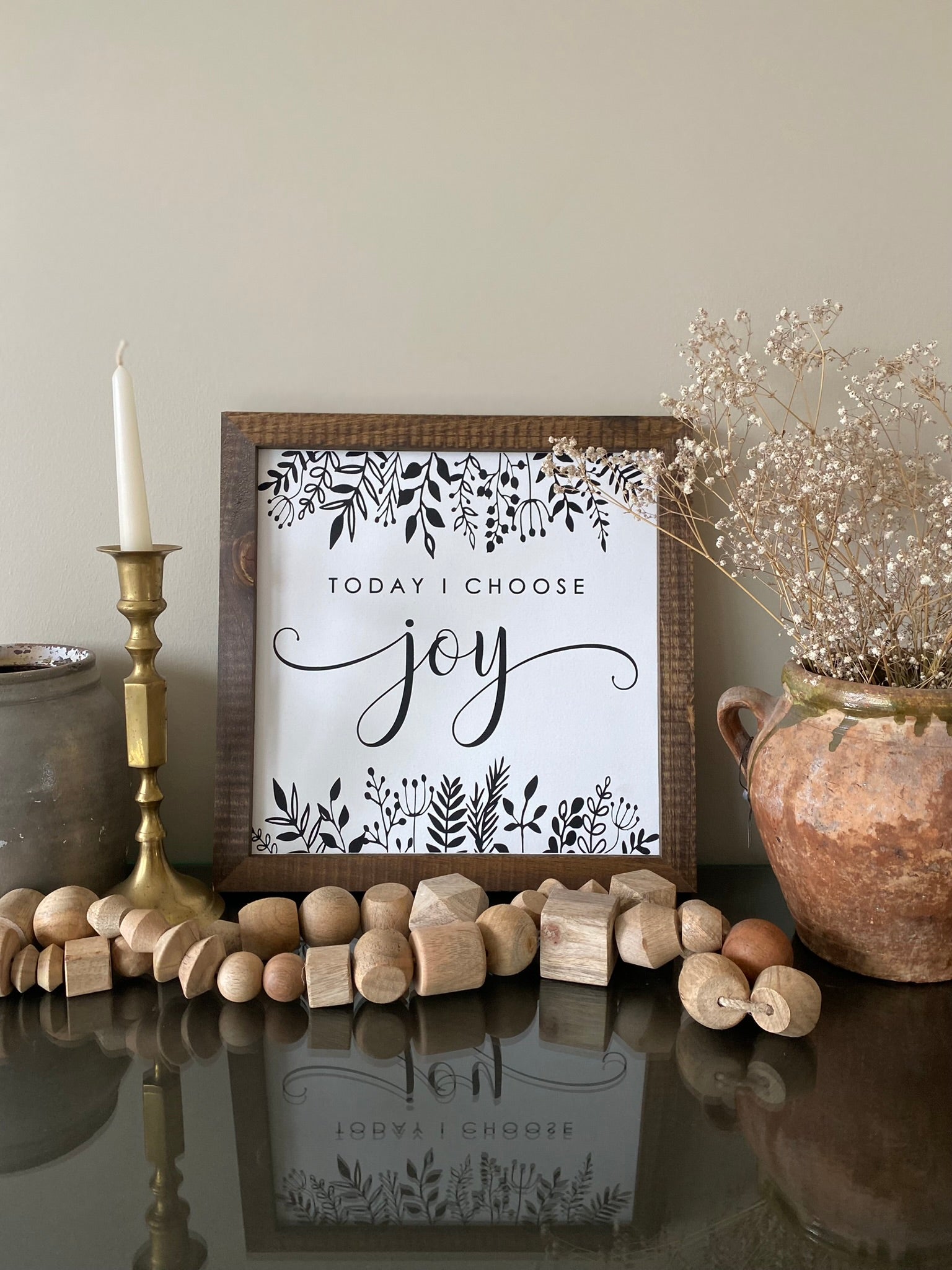 Today I Choose Joy Wooden Sign Home Decor Down Oxford Street