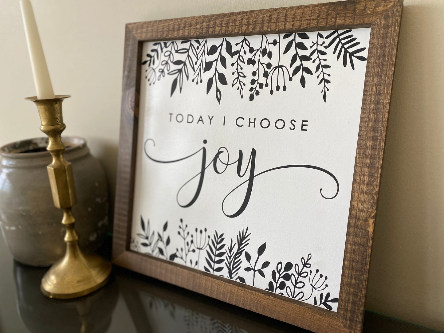 Today I Choose Joy Wooden Sign Home Decor Down Oxford Street