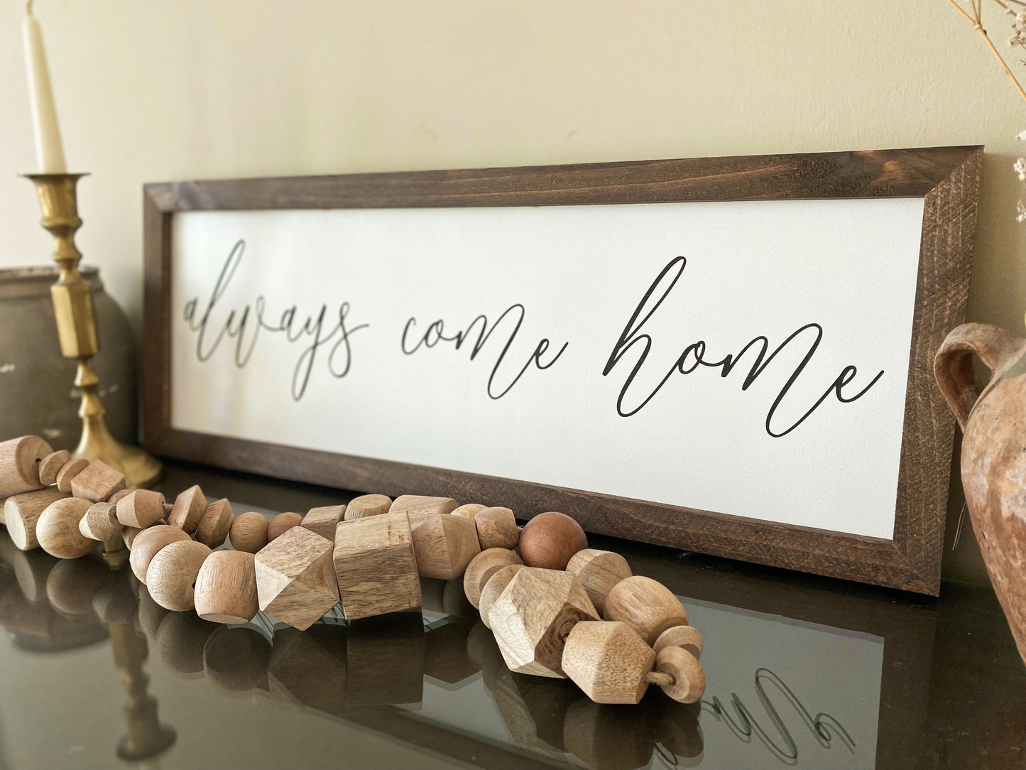 Always Come Home Entryway Sign