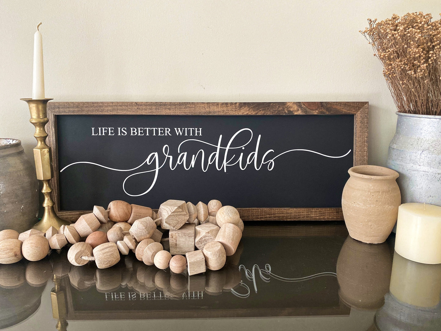 Life Is Better With Grandkids Sign