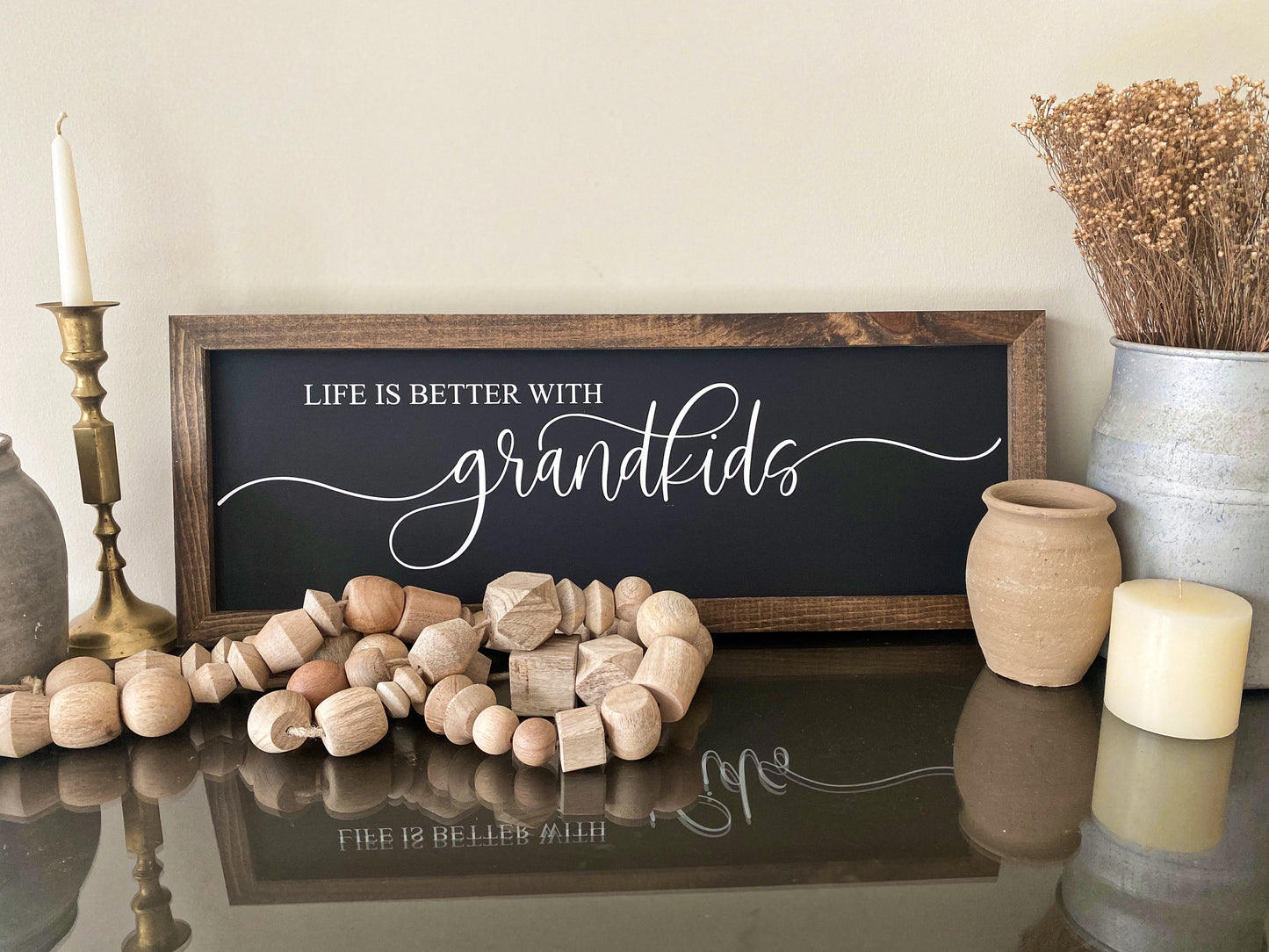 Life Is Better With Grandkids Sign