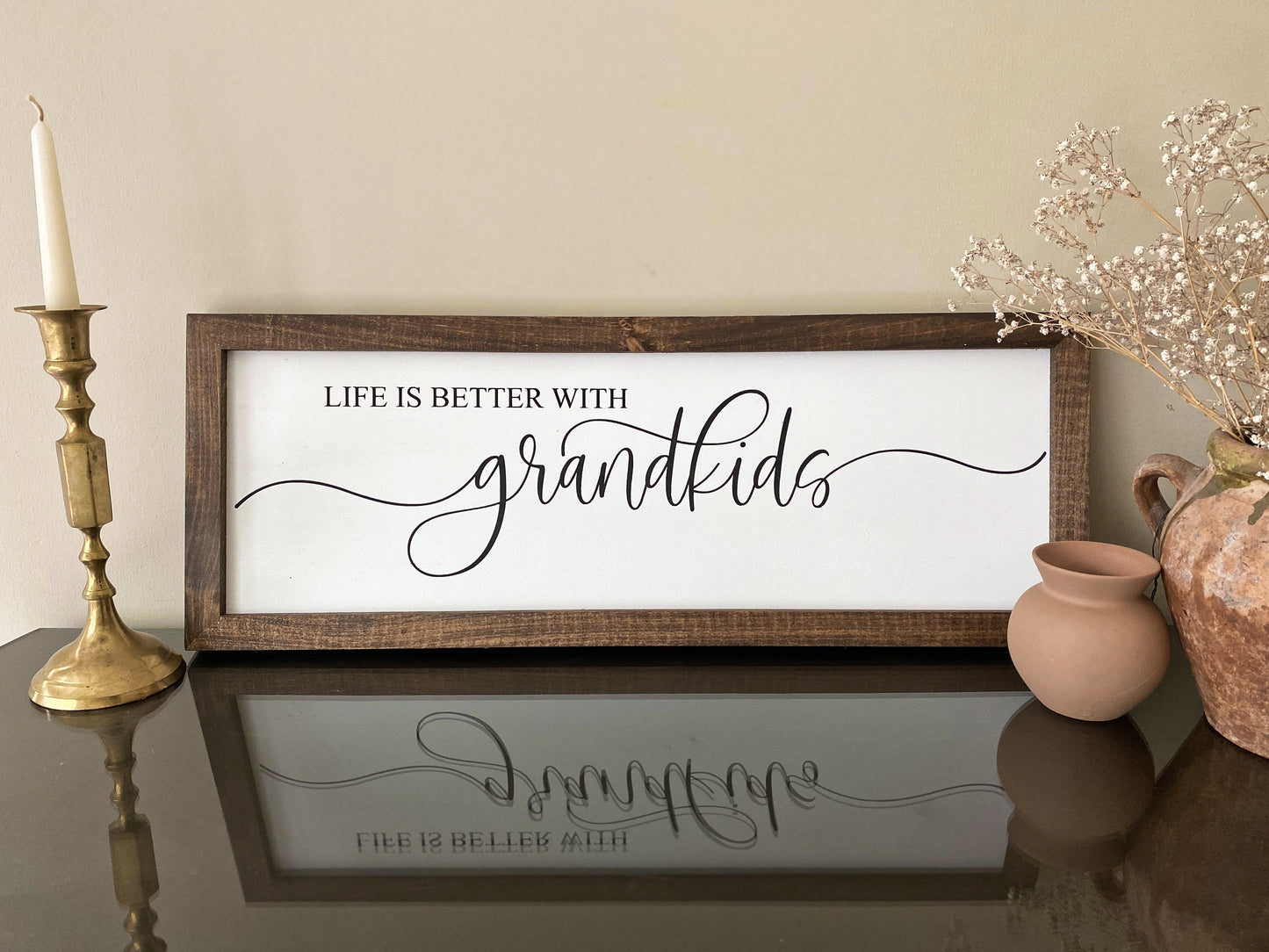 Life Is Better With Grandkids Sign